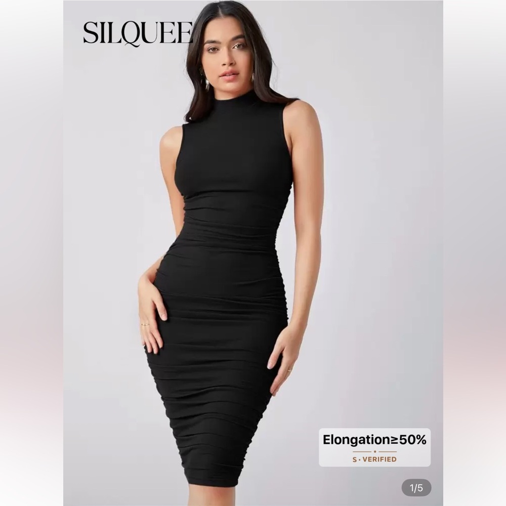 SHEIN Black Maxi Dress